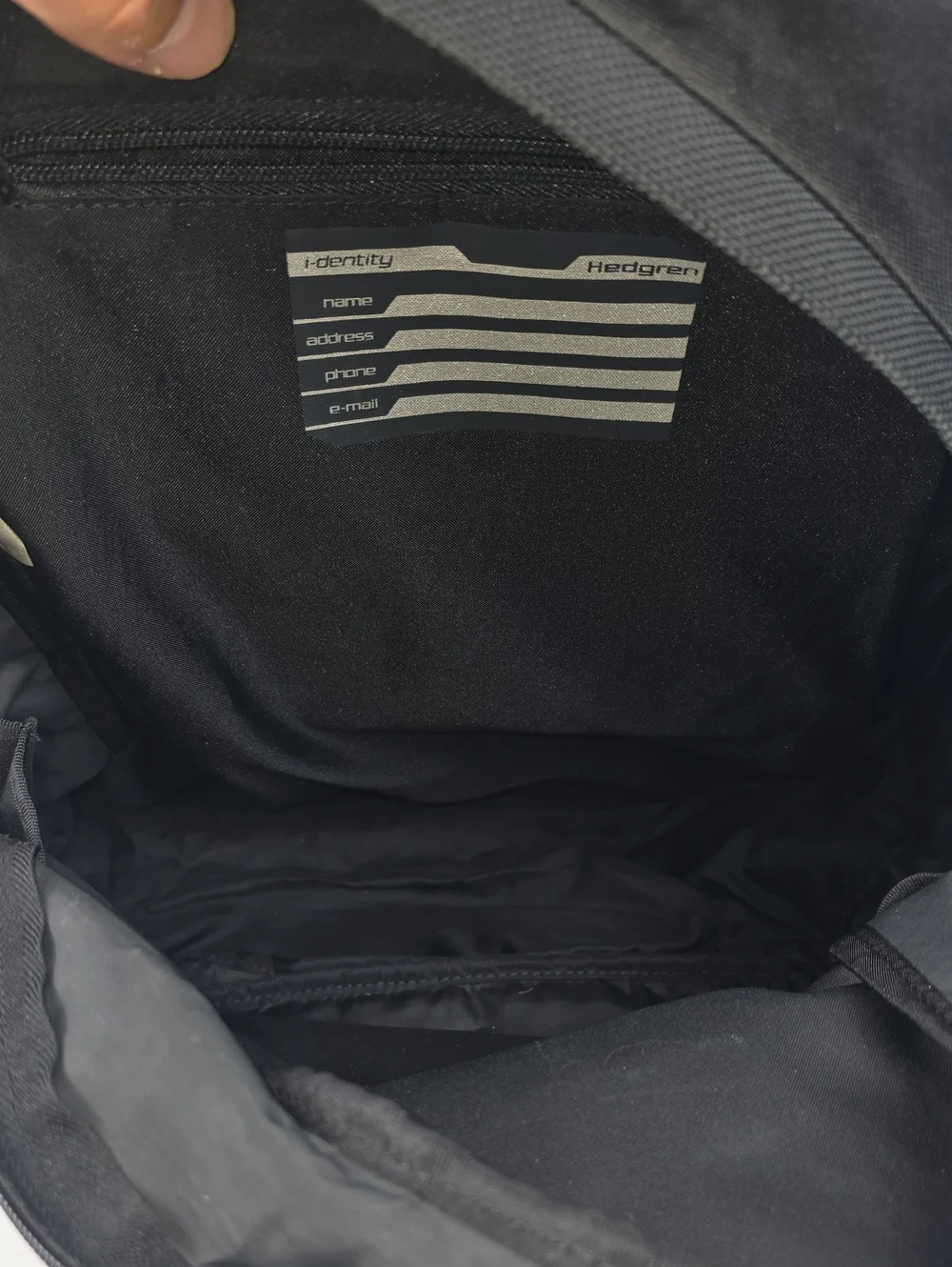 Hedgren Functional Equipment Black Backpack